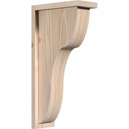 Ekena Millwork Carmel Smooth Corbel w/Backplate, Douglas Fir, 5 1/2"W x 12"D x 24"H COR06X12X24CAR01SDF